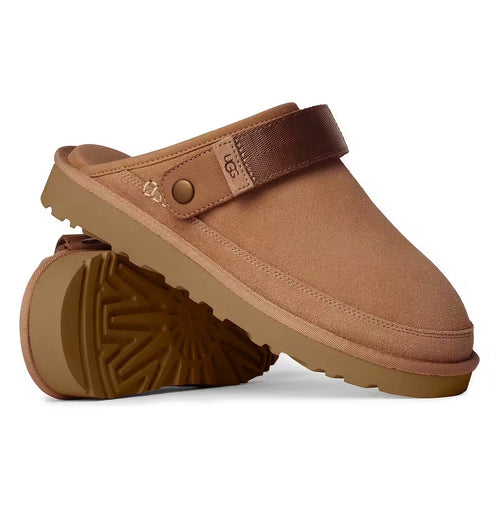 UGG Goldencoast Clog II coloris Chestnut – sabot en daim à bride, vue 2