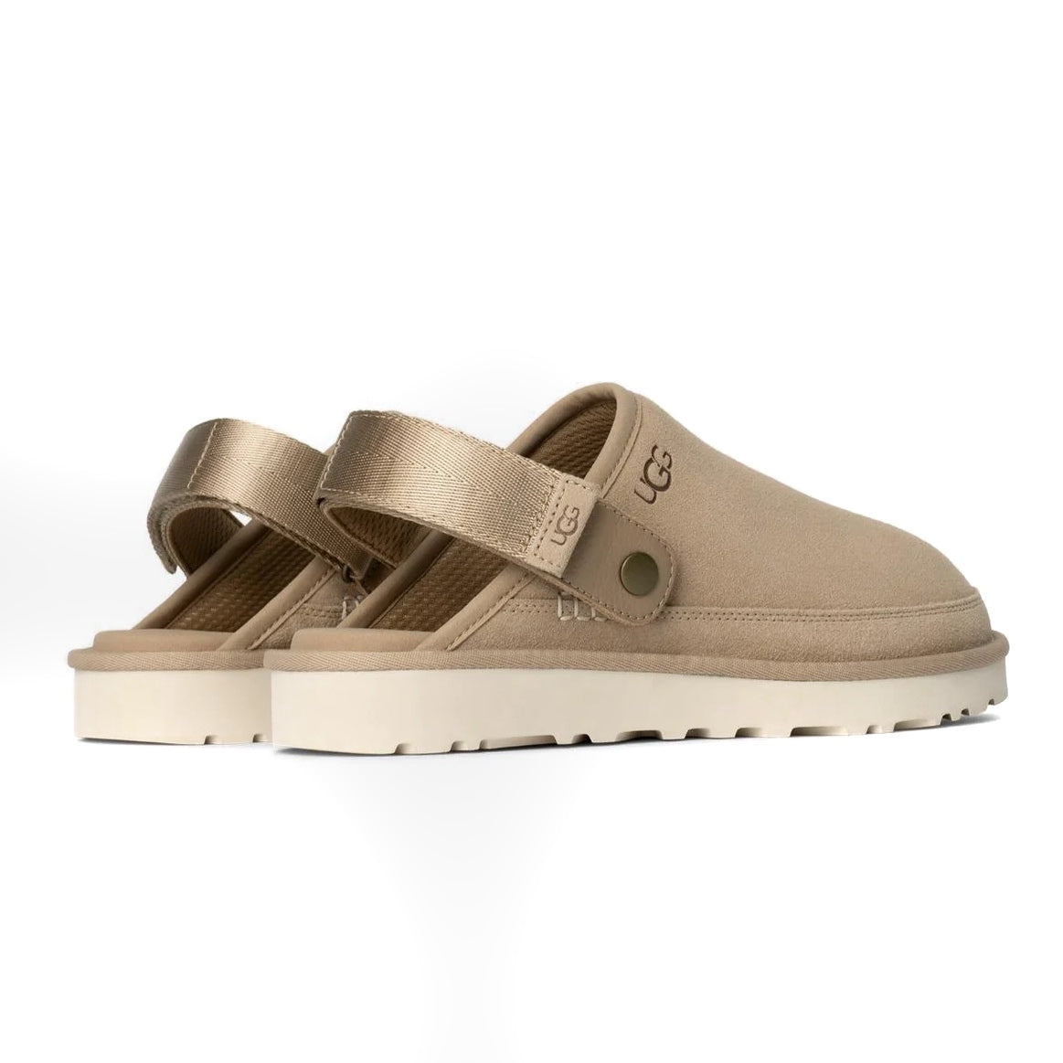 UGG Goldencoast Clog II coloris Sand – sabot en daim à bride, vue 3