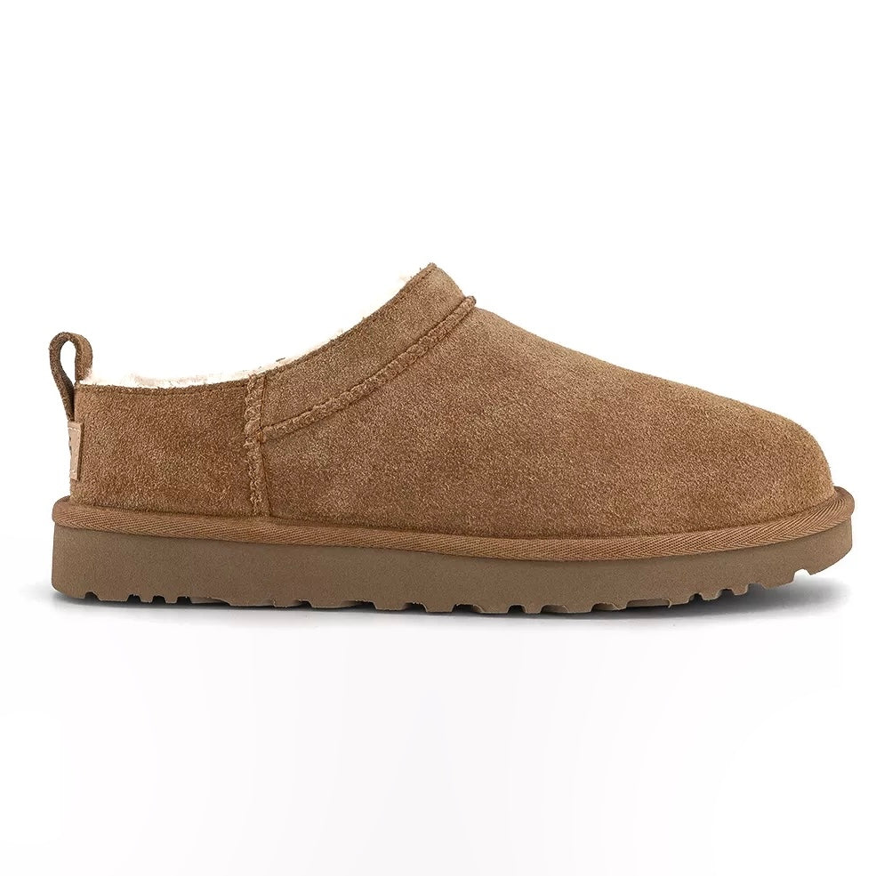 UGG Classic Micro coloris Chestnut – bottine ultra-courte en daim
