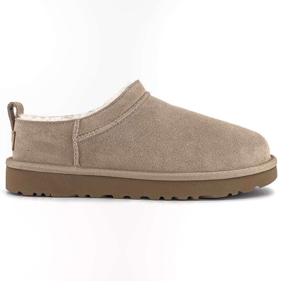 UGG Classic Micro coloris Sand – bottine ultra-courte en daim