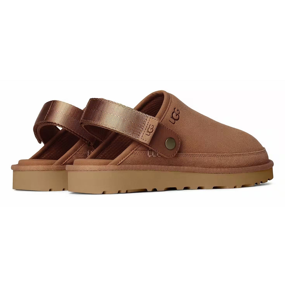 UGG Goldencoast Clog II coloris Chestnut – sabot en daim à bride, vue 3