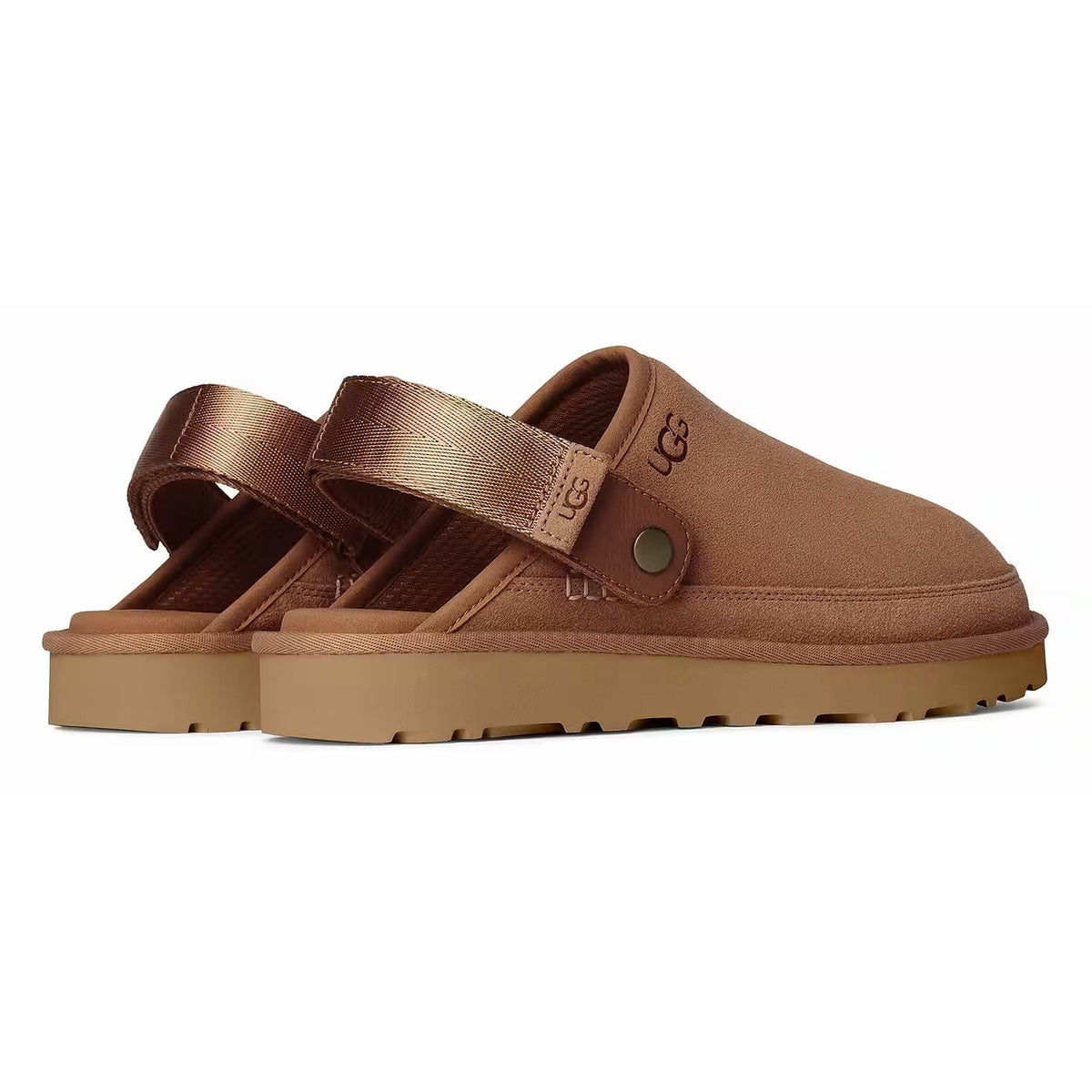 UGG Goldencoast Clog II coloris Chestnut – sabot en daim à bride, vue 3