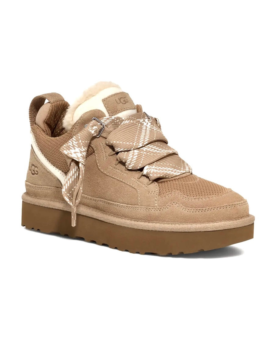UGG Lowmel coloris Sand – basket en daim et toile, vue 2