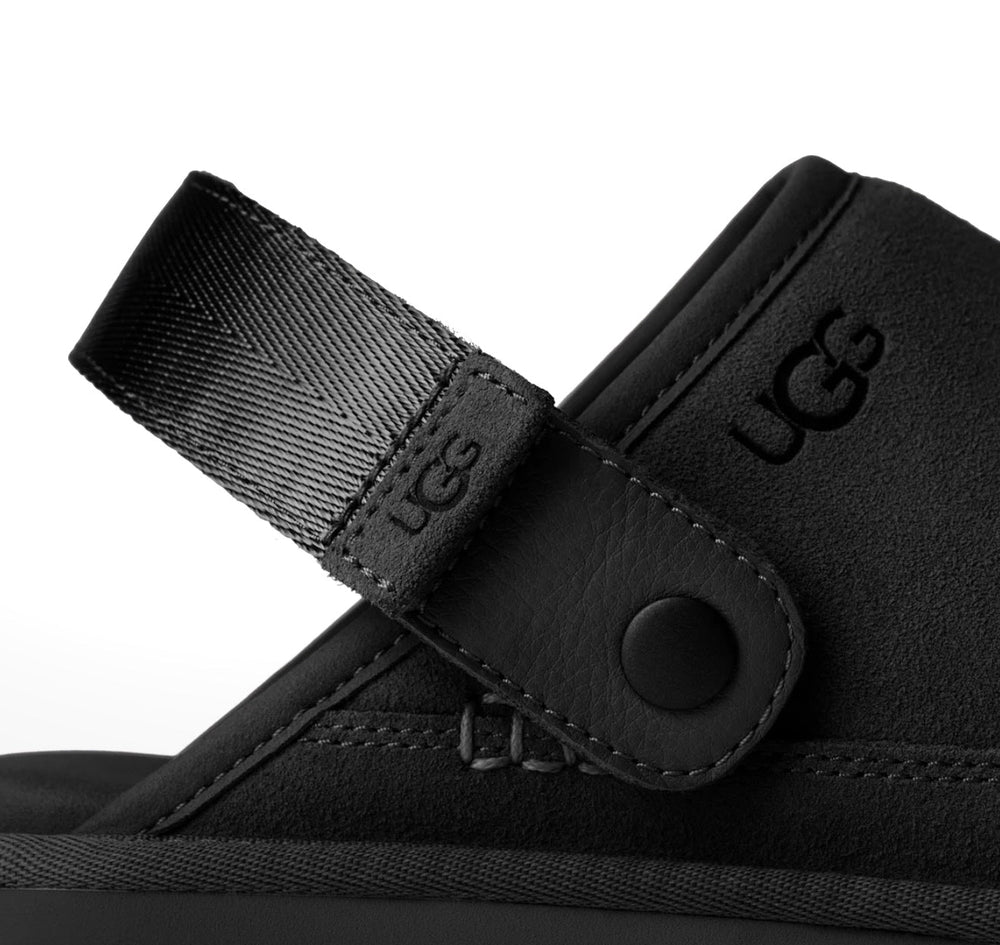 UGG Goldencoast Clog II coloris Black – sabot en daim à bride, vue 4