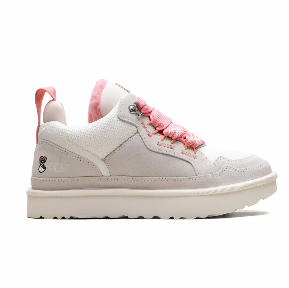 UGG Lowmel coloris Jasmine/Tropical Pink – basket en daim et toile